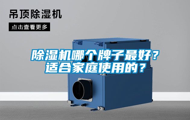 除濕機(jī)哪個(gè)牌子最好？適合家庭使用的？