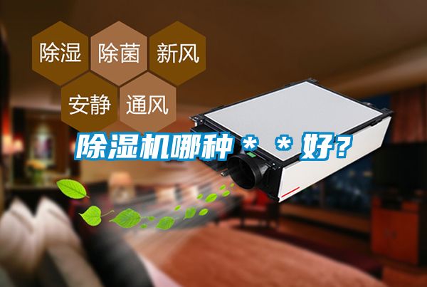 除濕機哪種＊＊好？