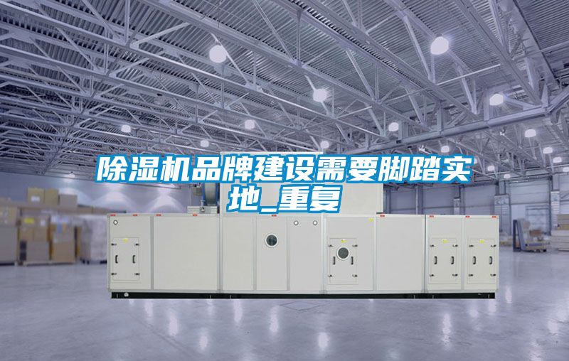 除濕機品牌建設需要腳踏實(shí)地_重復