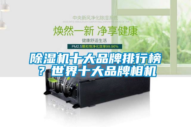 除濕機十大品牌排行榜？世界十大品牌相機