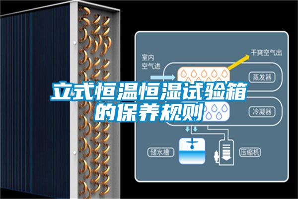 立式恒溫恒濕試驗箱的保養規則