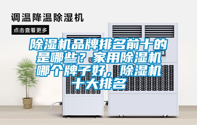 除濕機品牌排名前十的是哪些？家用除濕機哪個(gè)牌子好，除濕機十大排名