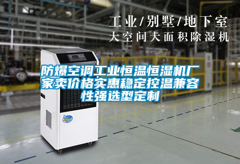 防爆空調工業(yè)恒溫恒濕機廠(chǎng)家賣(mài)價(jià)格實(shí)惠穩定控溫兼容性強選型定制