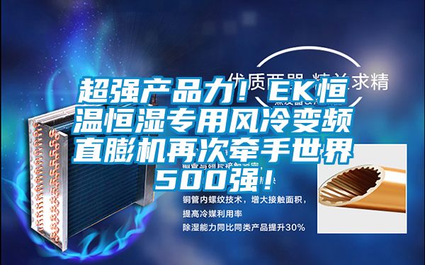 超強產(chǎn)品力！EK恒溫恒濕專(zhuān)用風(fēng)冷變頻直膨機再次牽手世界500強！