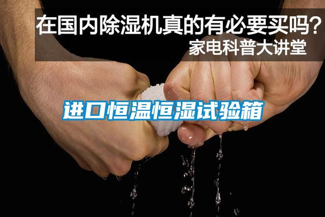 進(jìn)口恒溫恒濕試驗箱