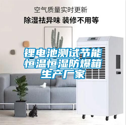 鋰電池測試節(jié)能恒溫恒濕防爆箱生產(chǎn)廠家