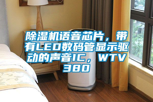 除濕機(jī)語音芯片，帶有LED數(shù)碼管顯示驅(qū)動(dòng)的聲音IC，WTV380
