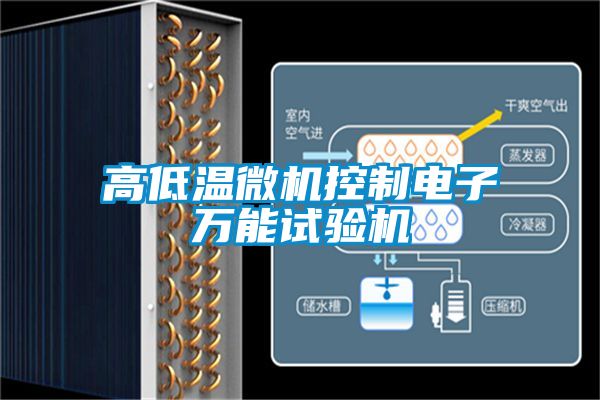高低溫微機(jī)控制電子萬能試驗機(jī)