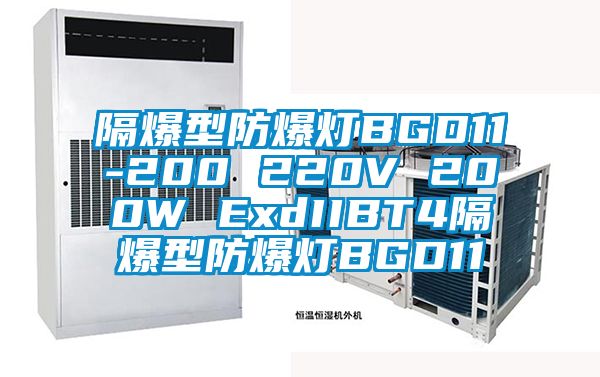 隔爆型防爆燈BGD11-200 220V 200W ExdIIBT4隔爆型防爆燈BGD11
