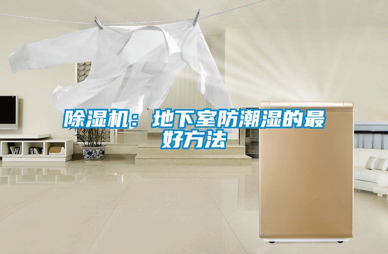 除濕機：地下室防潮濕的最好方法