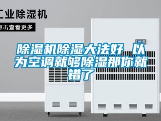 企業(yè)新聞除濕機(jī)除濕大法好 以為空調(diào)就夠除濕那你就錯了