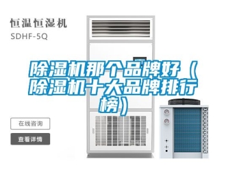 企業(yè)新聞除濕機那個品牌好（除濕機十大品牌排行榜）