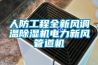 人防工程全新風(fēng)調溫除濕機電力新風(fēng)管道機
