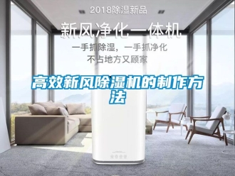 常見問題高效新風(fēng)除濕機(jī)的制作方法