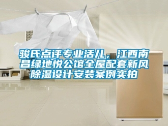企業(yè)新聞駿氏點(diǎn)評(píng)專(zhuān)業(yè)活兒，江西南昌綠地悅公館全屋配套新風(fēng)除濕設(shè)計(jì)安裝案例實(shí)拍