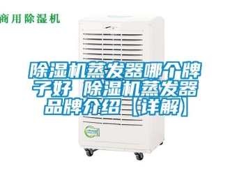企業(yè)新聞除濕機(jī)蒸發(fā)器哪個(gè)牌子好 除濕機(jī)蒸發(fā)器品牌介紹【詳解】