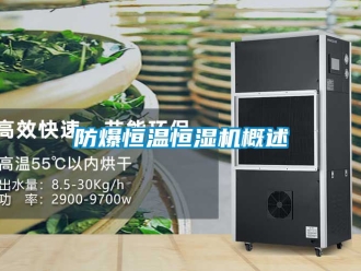 知識(shí)百科防爆恒溫恒濕機(jī)概述