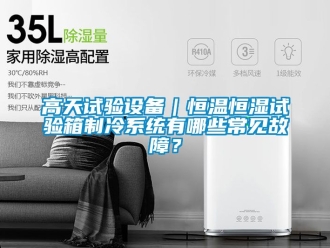 知識(shí)百科高天試驗(yàn)設(shè)備｜恒溫恒濕試驗(yàn)箱制冷系統(tǒng)有哪些常見故障？
