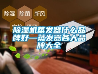企業(yè)新聞除濕機(jī)蒸發(fā)器什么品牌好—蒸發(fā)器各大品牌大全