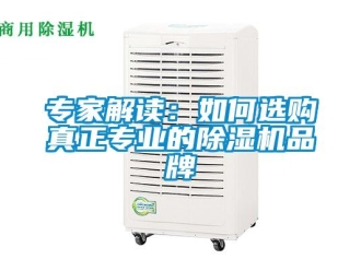 常見(jiàn)問(wèn)題專(zhuān)家解讀：如何選購(gòu)真正專(zhuān)業(yè)的除濕機(jī)品牌