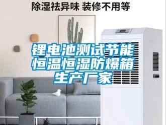 知識(shí)百科鋰電池測試節(jié)能恒溫恒濕防爆箱生產(chǎn)廠家