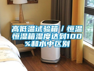 知識百科高低溫試驗箱／恒溫恒濕箱濕度達(dá)到100%和水中區(qū)別