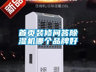 企業(yè)新聞首頁裝修問答除濕機(jī)哪個(gè)品牌好