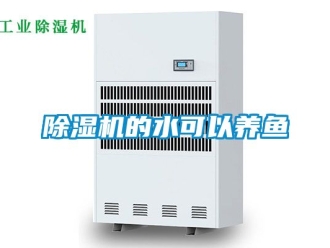 企業(yè)新聞除濕機的水可以養(yǎng)魚