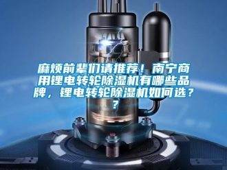 常見(jiàn)問(wèn)題麻煩前輩們請(qǐng)推薦！南寧商用鋰電轉(zhuǎn)輪除濕機(jī)有哪些品牌，鋰電轉(zhuǎn)輪除濕機(jī)如何選？？