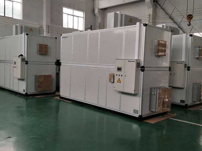 濟南銘威化工鋰電池鈷酸鋰零下40℃露點(diǎn)，三臺全新風(fēng)轉輪除濕機組